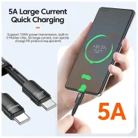 Дата кабель USB-C to USB-C 1.0m 100W black Essager (EXCTT1-XC01) - Зображення 4