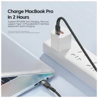 Дата кабель USB-C to USB-C 1.0m 100W black Essager (EXCTT1-XC01) - Зображення 5