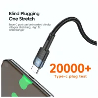 Дата кабель USB-C to USB-C 2.0m 100W blue Essager (EXCTT1-XCA03) - 4