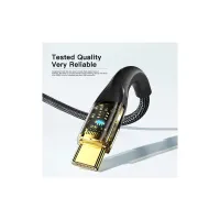 Дата кабель USB-C to USB-C 1.0m 100W black Essager (EXCTT1-XJ01-P) - 7