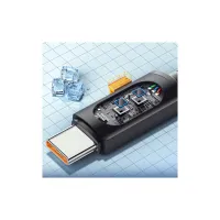 Дата кабель USB-C to USB-C 1.0m 100W LED black Essager (EXCTT1-XY01-P) - 7