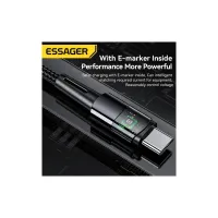 Дата кабель USB-C to USB-C 2.0m 240W Essager (EXCTT3-CGA0G-P) - 10