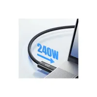 Дата кабель USB-C to USB-C 1.0m Thunderbolt 4 240W 8K60Hz black Essager (EXCTT4-PL01-P) - 5