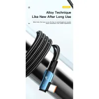 Дата кабель USB 2.0 AM to USB-C 1.0m 100W blue Essager (EXCWT7A-CG03-P) - 9