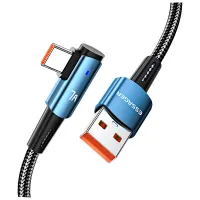 Дата кабель USB 2.0 AM to USB-C 2.0m 100W blue Essager (EXCWT7A-CGA03-P) - 1