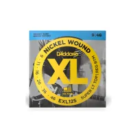 Струни для гітари D'Addario XL Nickel Wound Super Light Top / Regular Bottom (09-46) (EXL125) - Зображення 1