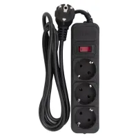 Мережевий фільтр живлення Patron EXT-PN-SP-1032, 1.8m Black (EXT-PN-SP-1032) - 1