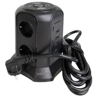 Мережевий фільтр живлення Patron SP-1663-USBTW (EXT-PN-SP-1663-USBTW) - Зображення 1