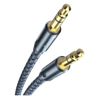 Кабель мультимедийный 3.5mm M to 3.5mm M 2.0m gray Essager (EYP35-DYA0G) - Изображение 2