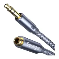 Кабель мультимедійний 3.5mm F to 3.5mm M 2.0m Essager (EYPY35-MYA0G) - Зображення 2