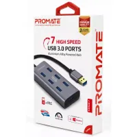 Концентратор Promate USB Hub 7 ports ezhub-7.grey (ezhub-7.grey) - 2