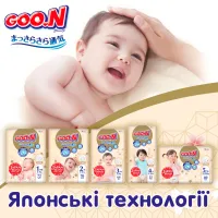 Подгузники GOO.N Premium Soft 3-6 кг Размер 2 S на липучках 70 шт (F1010101-153) - Изображение 8