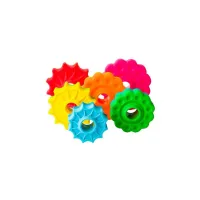 Розвиваюча іграшка Fat Brain Toys Пірамідка гвинтова тактильна SpinAgain (F110ML) - 3