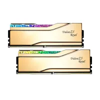Модуль пам'яті для комп'ютера DDR5 64GB (2x32GB) 6000 MHz Trident Z5 Royal Gold G.Skill (F5-6000J2836G32GX2-TR5G) - 1