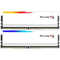 Модуль пам'яті для комп'ютера DDR5 64GB (2x32GB) 6000 MHz Ripjaws M5 RGB Matte White G.Skill (F5-6000J3238G32GX2-RM5RW) - 1