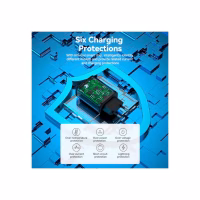 Зарядний пристрій Vention 2xUSB 38W (USB-C+USB-A) PD+QC3.0 black (FBIB0-EU) - Image 7