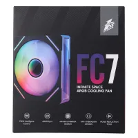 Кулер до корпусу 1stPlayer FC7 Black (FC7-BK-1IN1) - 9