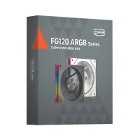 Кулер до корпусу PcCooler Вентилятор реверсний PCCOOLER FG120R ARGB BK чорний для корпусу 1 (FG120R ARGB BK) - 6