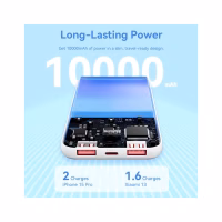 Батарея універсальна Vention 10000 mAh 22.5W Black LED Display Type (FHKB0) - Image 7