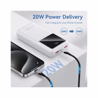 Батарея універсальна Vention 20000 mAh 22.5W Black LED Display Type (FHLB0) - Image 7