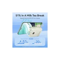 Батарея універсальна VENTION 20000mAh 22,5W Fast Charging, with built-in USB-C cable, Beige (FKBN0-C) - 7