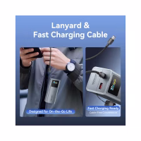 Батарея універсальна Vention 20000 mAh 100W Gray TFT Display Type (FKCH0) - Image 5