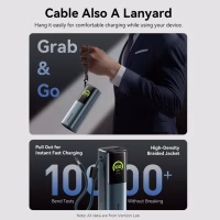 Батарея універсальна Vention 20000 mAh 165W Gray TFT Display Type (FKFH0) - Image 6