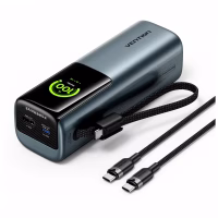 Батарея універсальна Vention 20000 mAh 165W Gray TFT Display Type (FKFH0) - Image 1