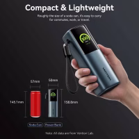 Батарея універсальна Vention 27000 mAh 200W Gray TFT Display Type (FKGH0) - Image 12