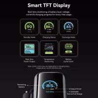 Батарея універсальна Vention 27000 mAh 200W Gray TFT Display Type (FKGH0) - Image 4