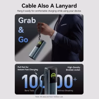 Батарея універсальна Vention 27000 mAh 200W Gray TFT Display Type (FKGH0) - Image 6