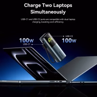 Батарея універсальна Vention 27000 mAh 200W Gray TFT Display Type (FKGH0) - Image 8