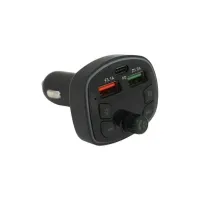 FM модулятор Voltronic Q7 з еквалайзером, 3.1A, PD18W, USB, TF (FM-Q7EQ) - 1