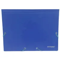Папка на резинках H-Tone А4, синя (FOLD-HT-JJ40941-BL) - Зображення 1