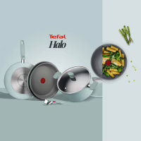 Сковорода Tefal Halo EUCALYPTUS, 26см, алюміній, бакеліт, сірий (G0167702) - Image 3