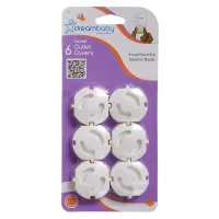 Заглушка для розетки DreamBaby большая EURO 6 шт (G140) - Изображение 1