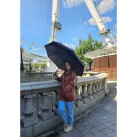 Парасоля Fulton Open&Close Jumbo-1 G323 Black (G323-010259) - Зображення 5