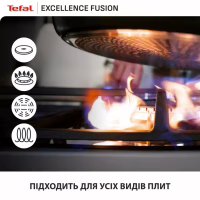 Сковорода Tefal Excellence Fusion, 25см, для млинців, чорний (G3383802) - Image 9