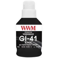 Чорнило WWM Canon GI-41, 190г Black pigmented (G41BP) - 1
