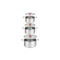 Набор посуды Tefal Opti'Space 6 предметов (G720S674) - Изображение 2