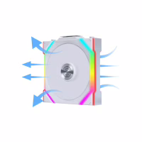 Кулер до корпусу Lian Li Uni Fan SL WIRELESS Reverse, 120-1, Wh (G99.12RSL1W1W.00) - Image 6