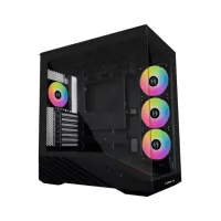 Корпус для ПК Lian Li V100R case with pre-installed four 120mm RGB PWM fan, Black (G99.V100RX.01) - Зображення 1