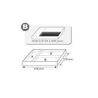Ключ Toptul шестигранний з ручкою L-обр у ложементі (GAAT0803) - Зображення 2