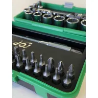 Набор инструментов Toptul и головок с трещоткой 1/4" 41шт. (12-гр.) (GADW4502) - Изображение 3