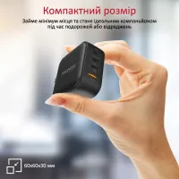 Зарядний пристрій Promate 100W 3xUSB-C + USB-A (ganport4-100pd.black) - 7