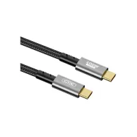 Дата кабель USB-C to USB-C 1.0m 100W PD black XO (GB020-CC.tranish) - Изображение 2