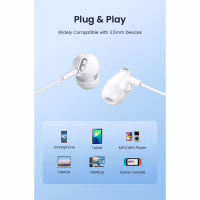 Наушники Vention Echo Lite 3.5mm In-Ear Wired White (GBAWAV) - Image 11