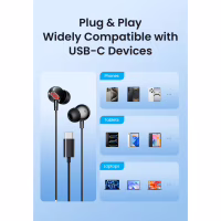 Наушники Vention Echo Lite USB-C In-Ear Wired Black (GBBBAV) - Image 11