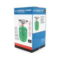 Побутовий газовий балон Voltronic GL-7.2 3кг (7,2л) + пальник 20354 Green (GB/GL-7.2G) - 2