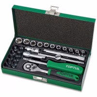 Набор инструментов Toptul автомобільний 1/4" 27од. (GCAD2701) - Image 1